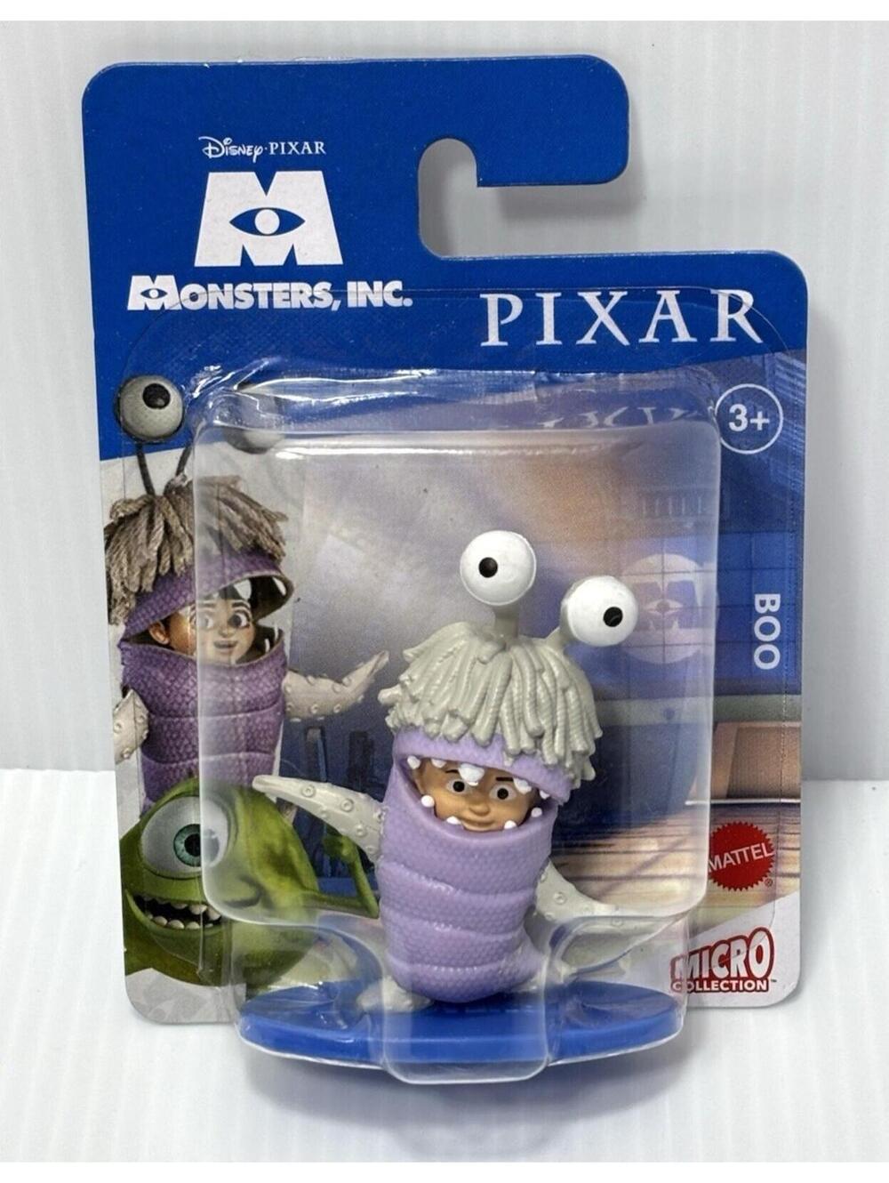 Mattel Disney Pixar Monsters Inc Boo Little Mikey Costume Micro Figurine New